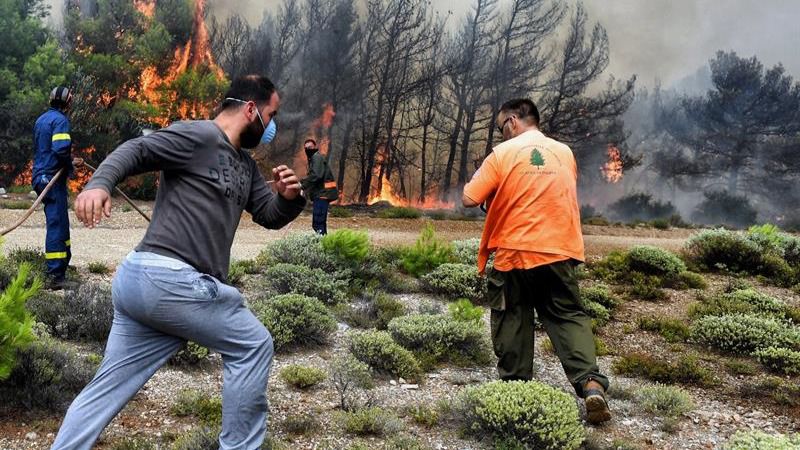La cifra de muertos por los incendios en Grecia se eleva a 91