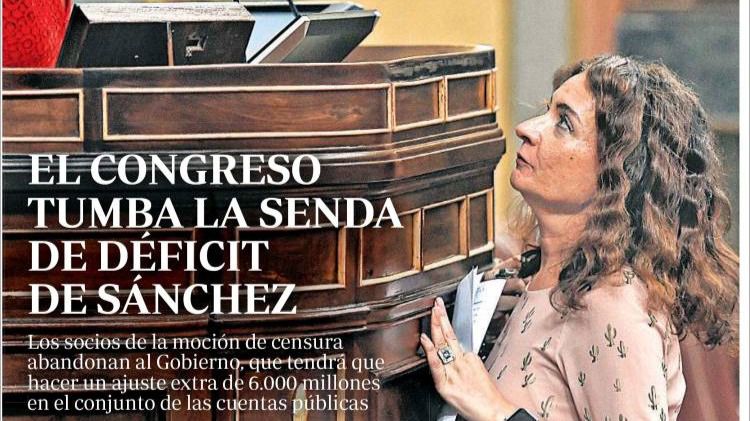 Pedro Sánchez, abandonado por sus socios