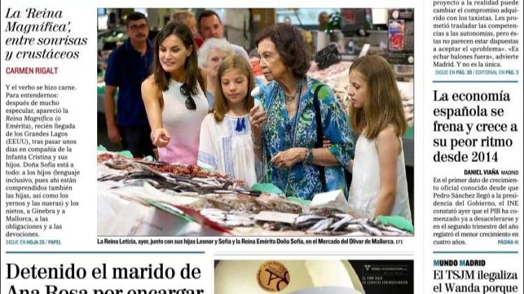 Dos reinas, una princesa y una infanta