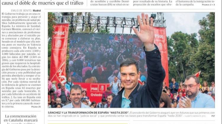 Pedro Sánchez, horizonte 2030