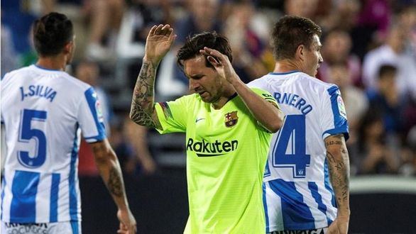El Barcelona pierde su aura y se estrella en Leganés | 2-1