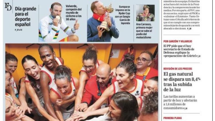 Día grande para el deporte español