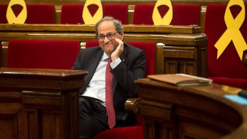 Torra reitera su ultimátum de un mes a Sánchez