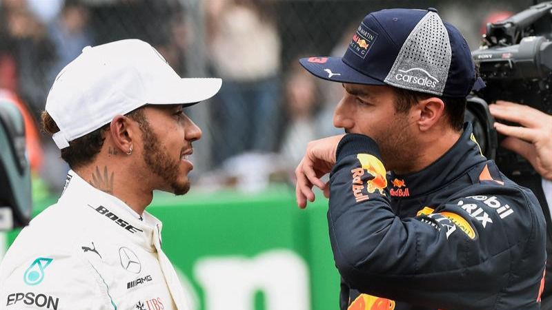 GP México. Daniel Ricciardo releva a Hamilton y se gana la 'pole'