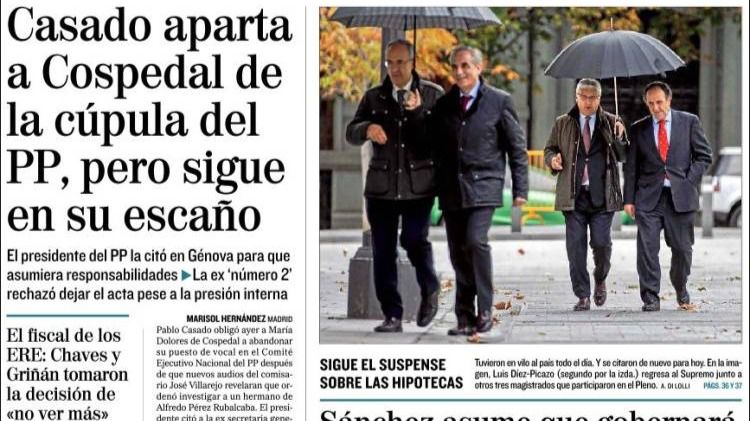 El primer cese de la era Casado: Cospedal