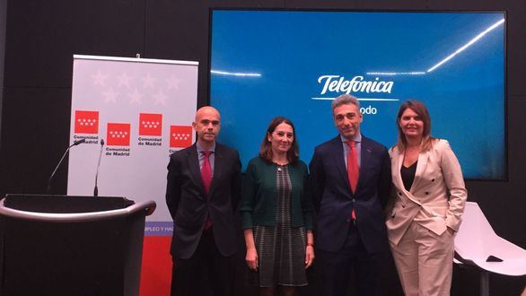Telefónica y la CAM firman el primer protocolo par ayudar a la digitalización de las pymes madrileñas