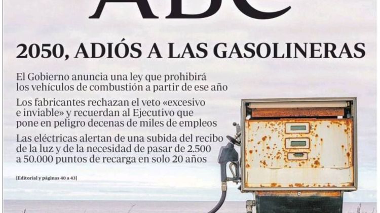 El anticipado adiós a las gasolineras