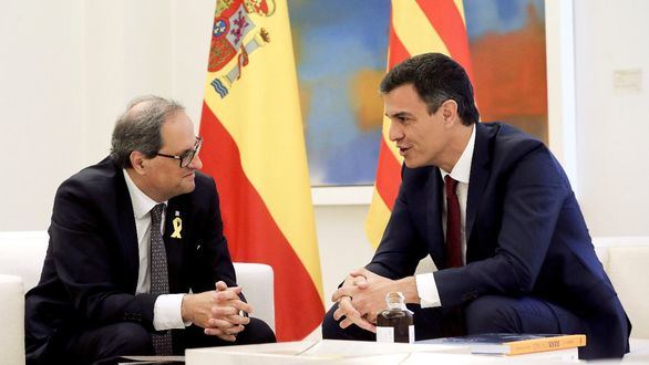 Torra pide que la reunión con Sánchez sea 