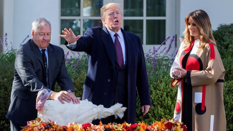 Los pavos Peas y Carrots obtienen el perdón presidencial
