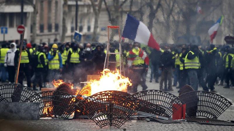 1.723 detenciones frenan la nueva revuelta de los 'chalecos amarillos'