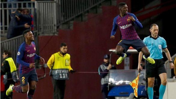 Dembelé, puntual con el gol, alegra el empate del Barcelona |1-1