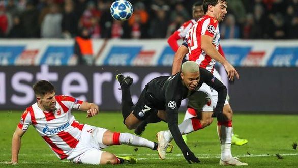 El PSG rompe el templo del Estrella Roja y se lanza a octavos | 1-4