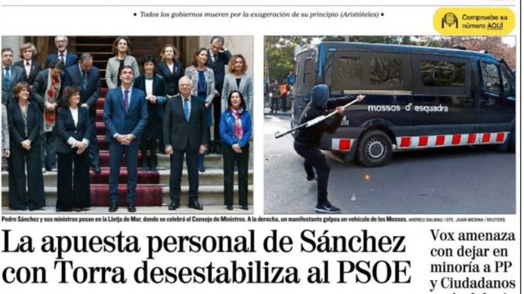 Dardos a Sánchez tras el 21-D