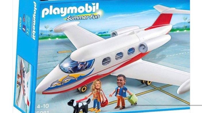 El Falcon de Playmobil de Sánchez triunfa en las redes