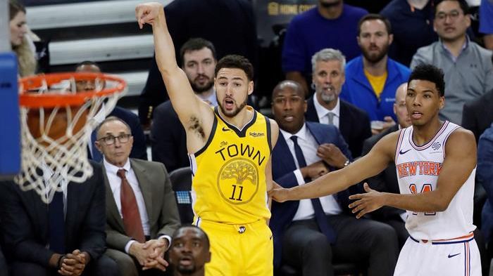 Klay Thompson y los Warriors recuperan su magia, pero los Nuggets aguantan