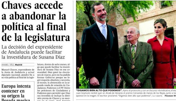 Revista de prensa: ¿Se va o no Chaves? Versiones distintas de 'El País' y 'El Mundo'