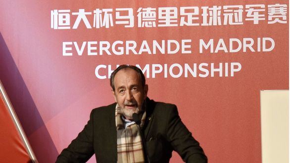 El presidente de la Real Federación Madrileña de Fútbol, Paco Díez.