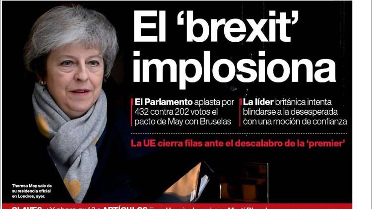 La histórica y humillante derrota de Theresa May