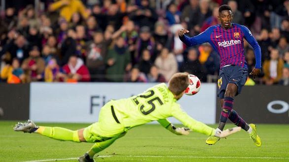El Barcelona saca a Messi y Dembélé elimina al Levante de la Copa | 3-0
