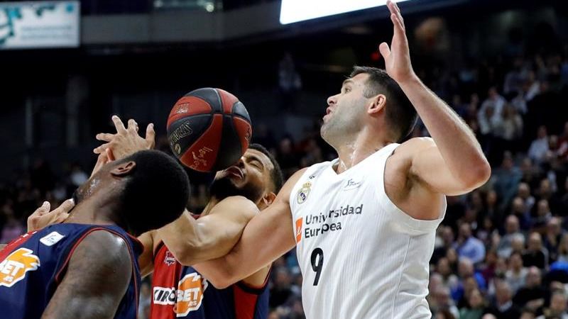 ACB. El Real Madrid muestra su músculo ante el Baskonia