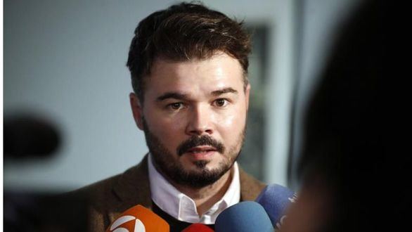 El portavoz de ERC Gabriel Rufián