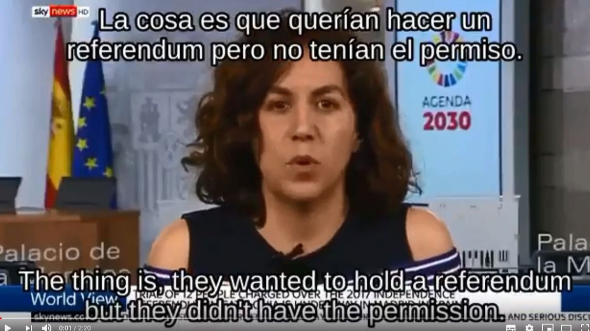 Lozano la lía en Twitter tras comparar el 1-O con una violación