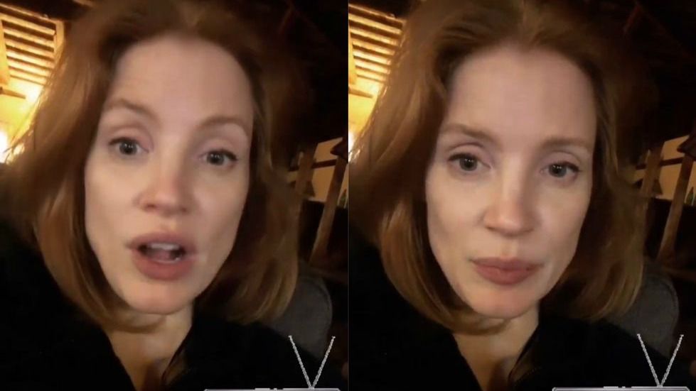 Terelu se cuela en los Óscar gracias a Jessica Chastain