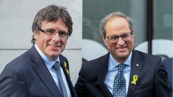 La Guardia Civil vincula a Torra con la hoja de ruta unilateral