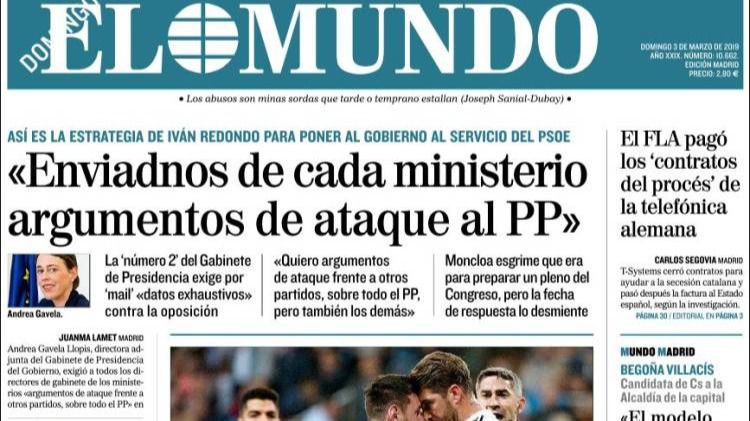 Casado acusa a Sánchez de levantar otro Frente Popular