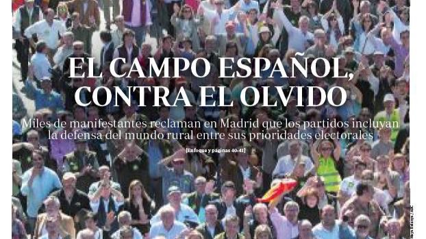 Las protestas de los cazadores son ahora portada