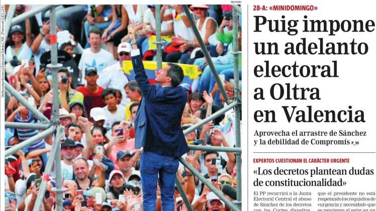 El desafío de Guaidó y la estrategia de Ximo Puig