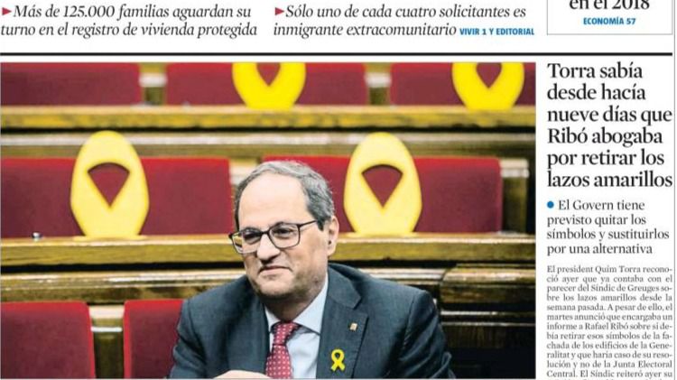 ¿Fin del culebrón de los lazos amarillos?