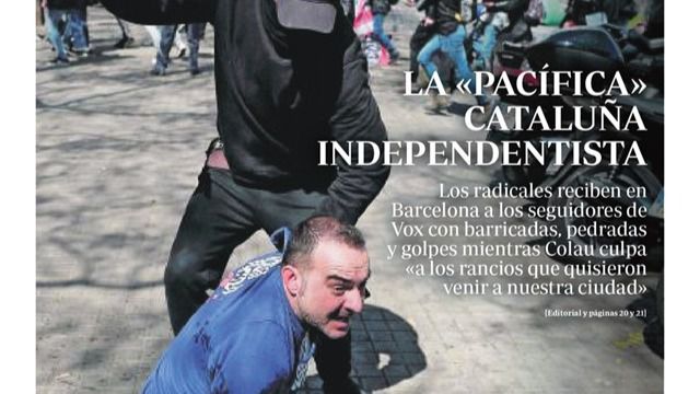 La "pacífica" Cataluña independentista
