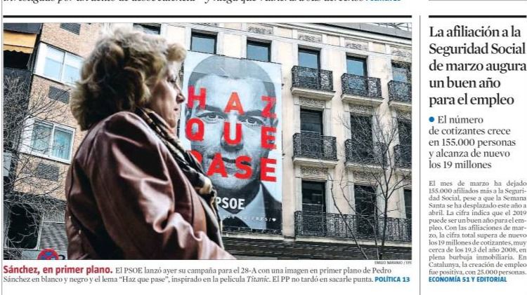 'Haz que pase': hundimiento del Titanic... ¿Y del PSOE?