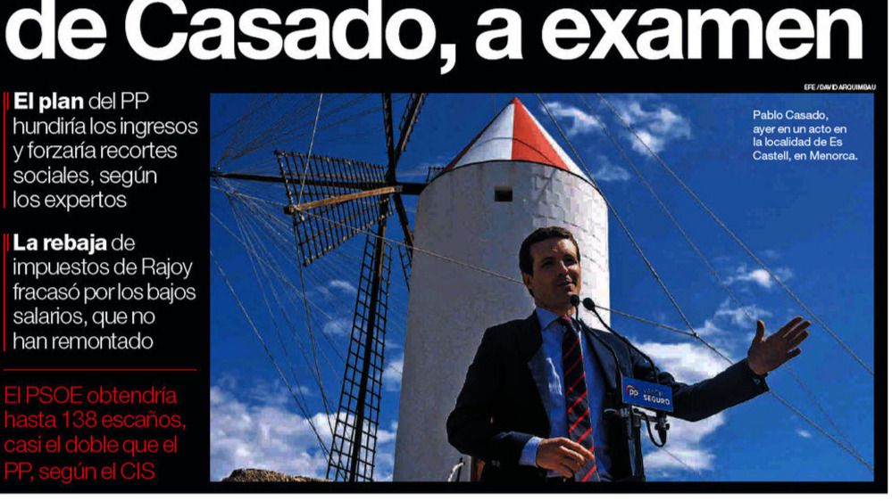 Así interpretan las distintas cabeceras el controvertido CIS de Tezanos