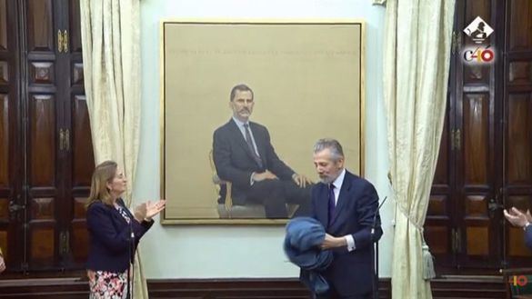 El Congreso de los Diputados ya luce el retrato oficial de Felipe VI