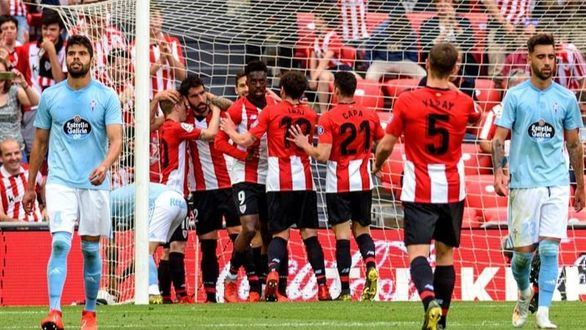 El Athletic arrolla a un Celta casi salvado para sostener su objetivo continental | 3-1