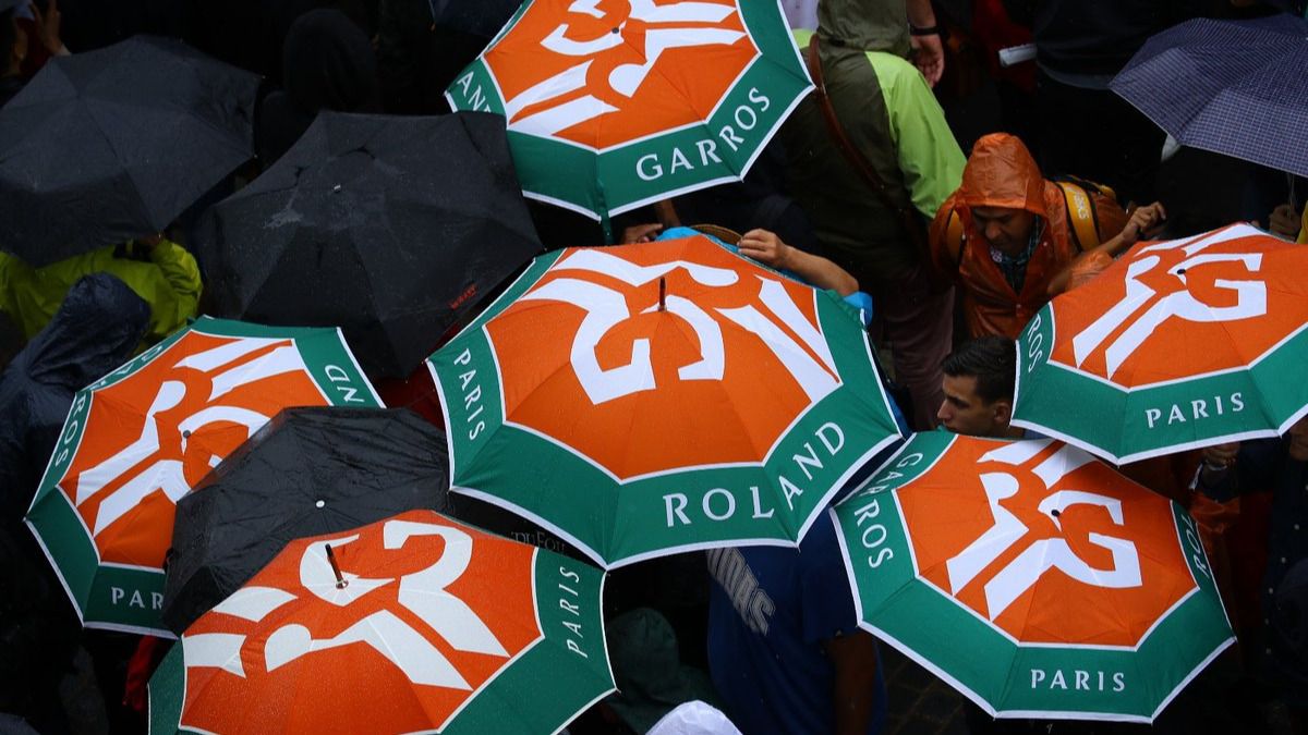 Roland Garros. La lluvia obliga a suspender todos los partidos de la jornada