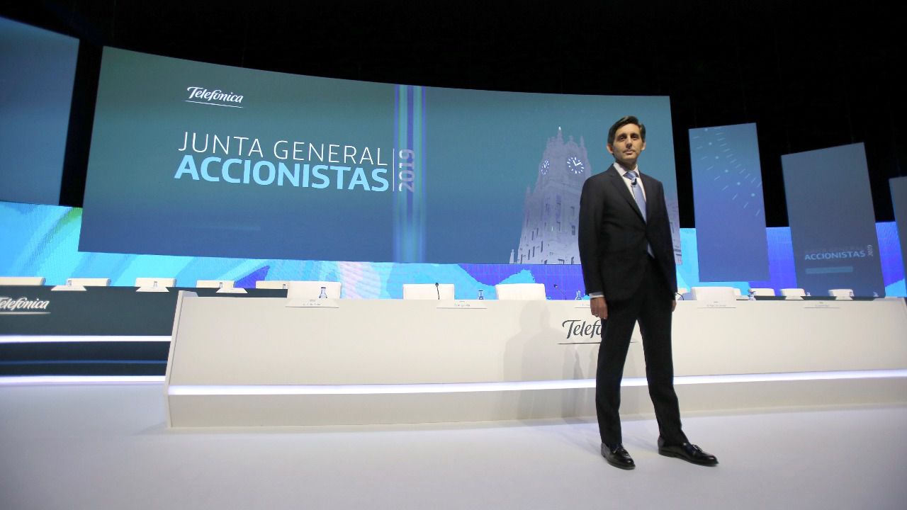 La Junta de Accionistas de Telefónica respalda la gran gestión de Álvarez-Pallete