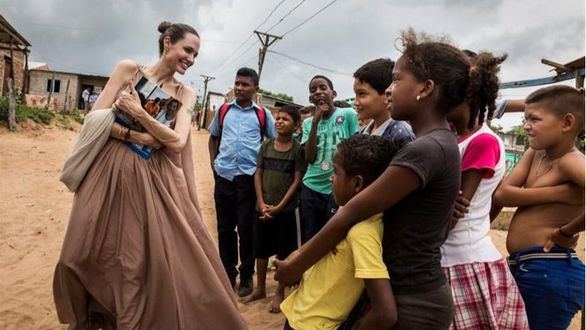 Angelina Jolie viaja a la frontera de Venezuela para conocer la situación del país