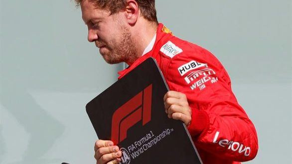 Así fue la pataleta de Vettel tras la sanción