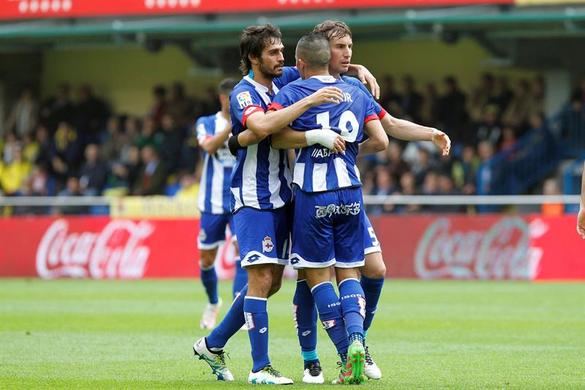 El Deportivo se salva con facilidad ante un Villarreal desacertad o | 0-2