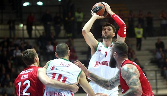 Baskonia pierde en Milán, a pesar de un colosal Larkin | 88-76