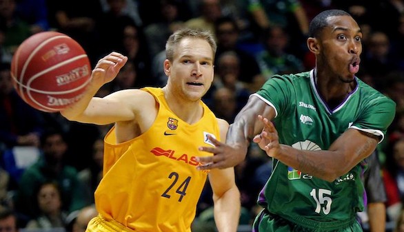 El Unicaja puede con el Barça y el Tenerife asalta Vitoria y sigue segundo
