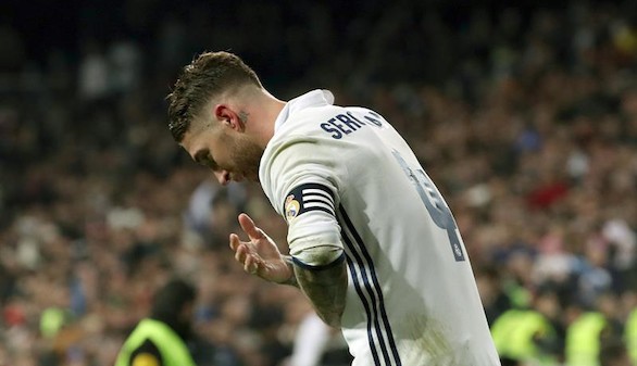 Sergio Ramos vuelve a ser baja en el entrenamiento y es duda para el jueves