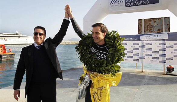 David Meca doblega el Estrecho de Gibraltar por quinta vez