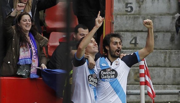 El Deportivo se aleja del descenso y el Sporting cae doblemente | 0-1