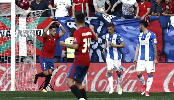 Osasuna remonta al Leganés y sigue creyendo | 2-1