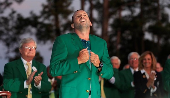 Masters de Augusta. Sergio García conquista el cielo del golf