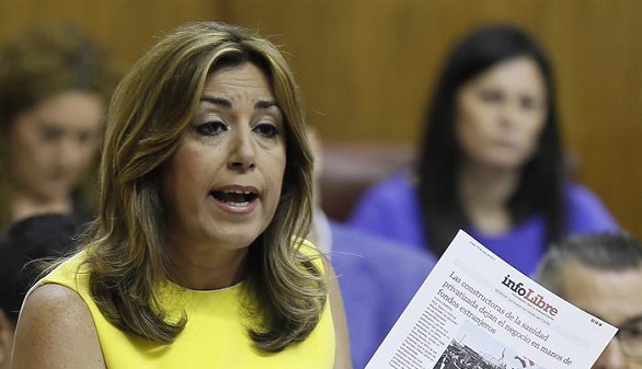 Revés para Susana Díaz: el TC suspende su jornada de 35 horas